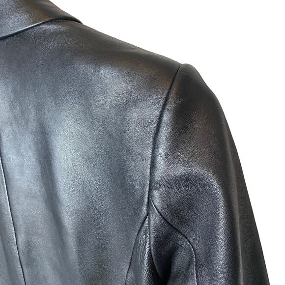 Caslon Vintage Leather Black Jacket - Picture 12 of 13
